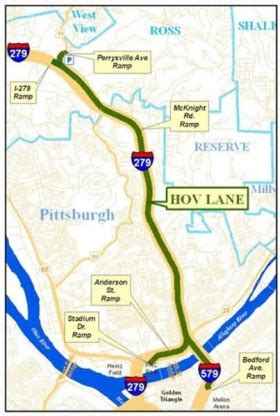 PennDOT Reminds Motorists to use Parkway North HOV Lanes | Oakland ...