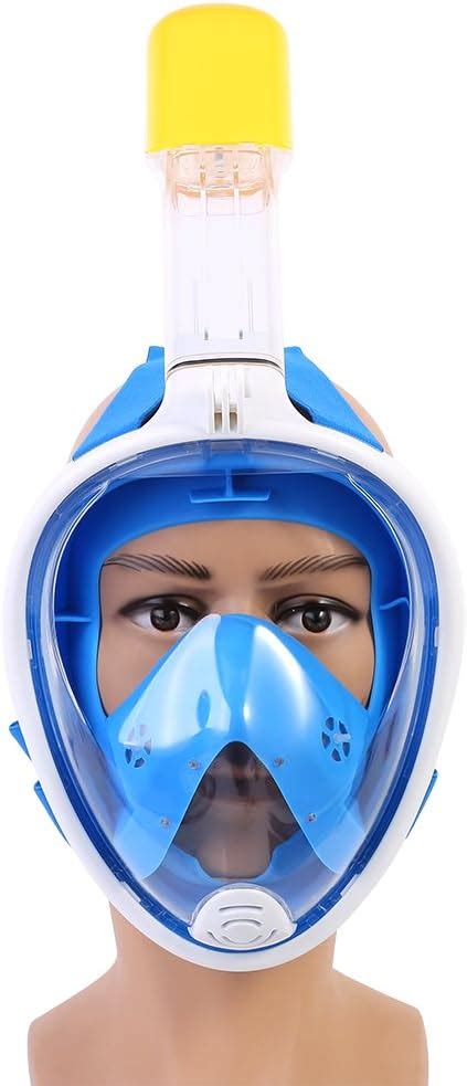 AUXSOUL Full Face Snorkel set-180 Panoramic Foldable Anti Fog Anti Leak ...