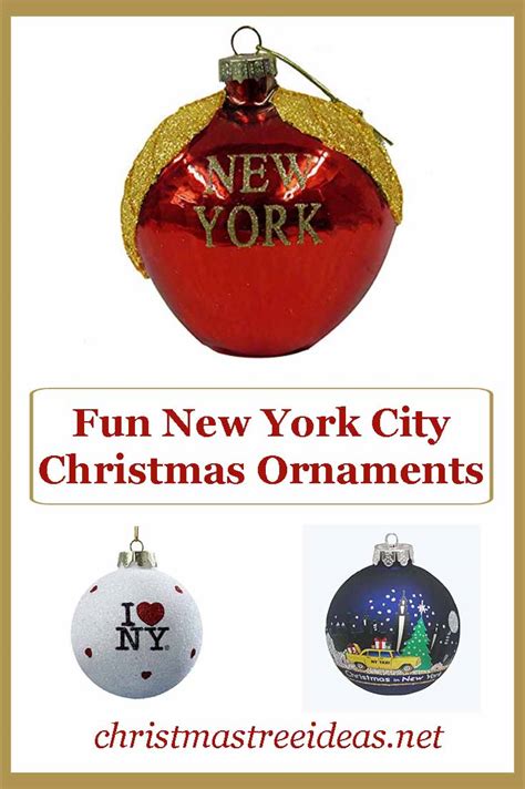 Fun New York Themed Christmas Ornaments - Christmas Tree Ideas.net