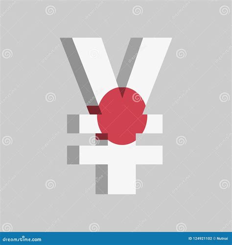 Japanese Yen JPY Currency Symbol with Flag - Vector Stock Vector - Illustration of market, japan ...