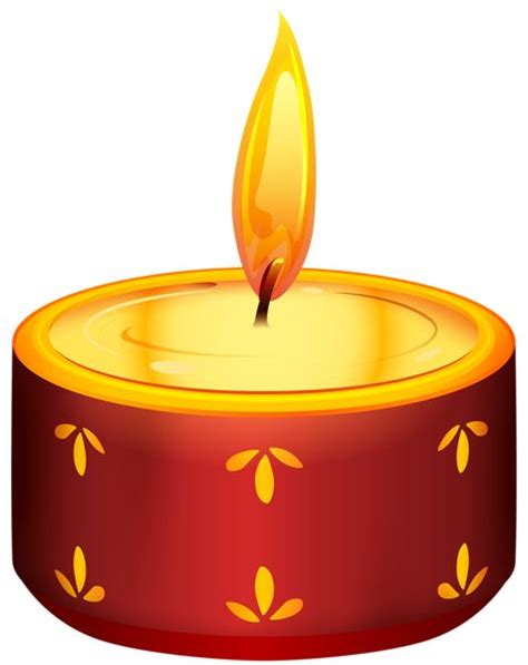 Diwali Red Candle Transparent PNG Clip Art | Red candles, Candles ...