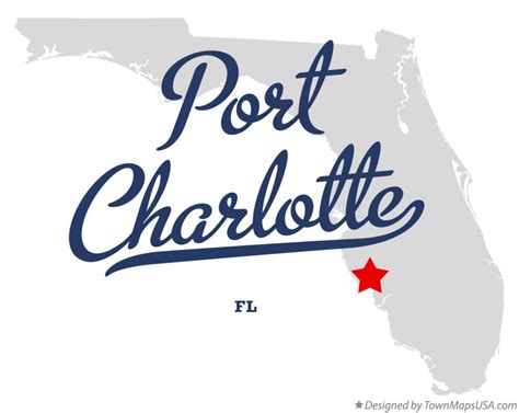 Map of Port Charlotte, FL, Florida