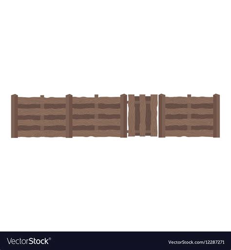 Fence isolated Royalty Free Vector Image - VectorStock