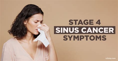 Stage 4 Sinus Cancer Symptoms