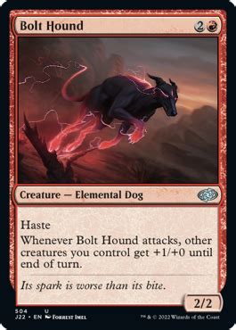 Bolt Hound from Jumpstart 2022 Spoiler