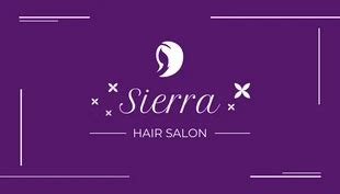 Free Hair Salon Business Card Templates - Venngage