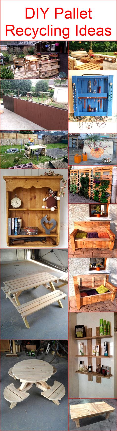 DIY Pallet Recycling Ideas | Wood Pallet Furniture