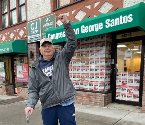 George Santos’ constituents cheer his expulsion: ‘This creep is no ...