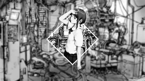 Download Serial Experiments Lain is a classic cyberpunk anime Wallpaper | Wallpapers.com