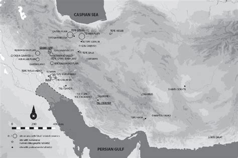 An archaeological map of late fourth-millennium BC Iran. | Download ...