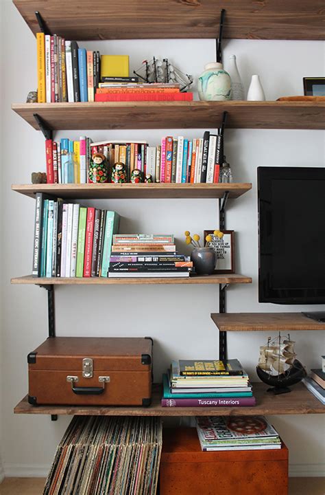 diy mounted shelving - almost makes perfect