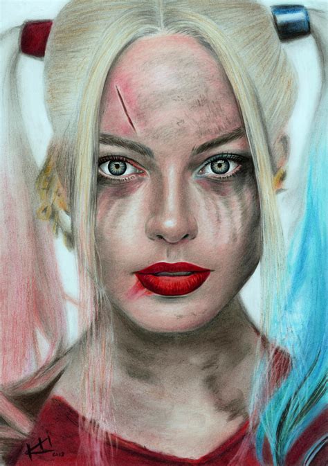 Harley Quinn drawing/Suicide Squad/Margot Robbie by KtiDLArt on DeviantArt