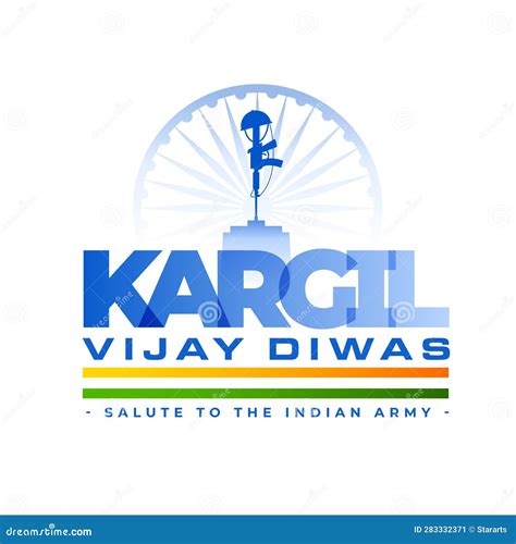 Kargil Vijay Diwas Event Background for Amar Jawan Jyoti Stock Vector ...