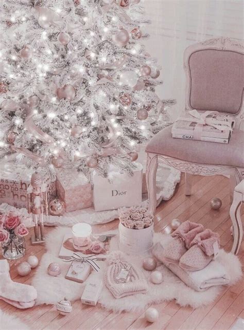 Pin by nat on aesthetics. | Pink christmas decorations, Pink christmas ...
