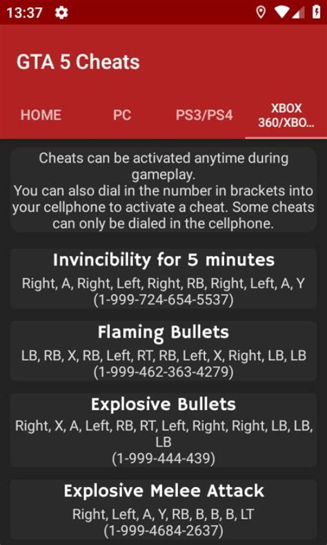 Cheat Codes for GTA 5 APK for Android Download