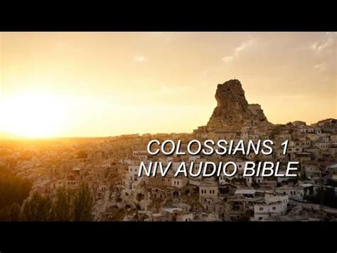 COLOSSIANS 1 NIV AUDIO BIBLE (with text) - YouTube