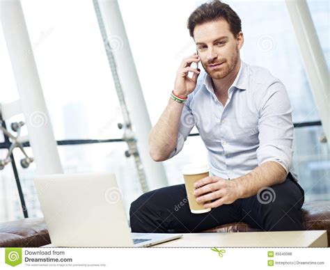 Businessperson Talking on Cellphone Stock Photo - Image of making, italian: 65540088