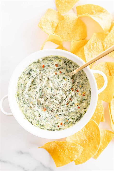 Creamy Spinach Dip with Cream Cheese | Julie Blanner