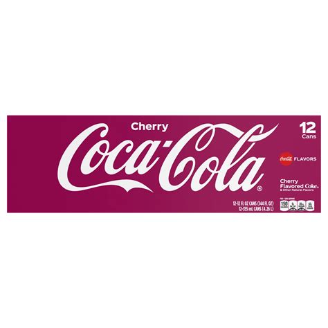 Coca-Cola Cherry Coke 12 oz Cans - Shop Soda at H-E-B