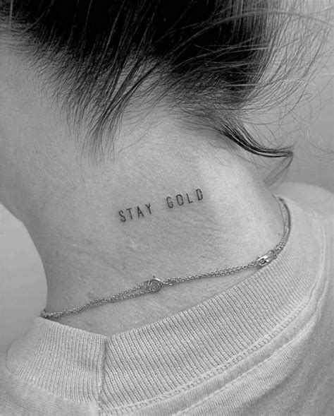 Stay gold tattoo – Artofit