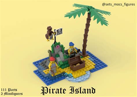 LEGO MOC Pirate Island by sets_mocs_figures | Rebrickable - Build with LEGO