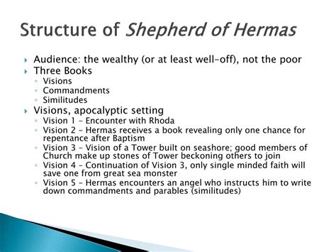 PPT - Lecture 3: Shepherd of Hermas PowerPoint Presentation, free ...