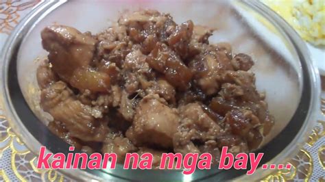 PINATUYONG ADOBONG MANOK WITH PINEAPPLE/ HOW TO COOK PININYAHANG ADOBONG MANOK?/ DELICIOUS ADOBO ...