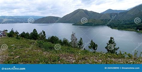 Lake Toba Samosir Island stock photo. Image of ridge - 265528890