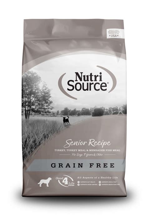 NutriSource Grain Free Senior Recipe Dry Dog Food | PetFlow