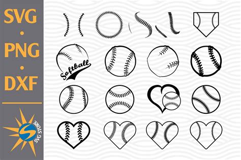 Jpg Digital Download Softball Svg Dxf Eps Png Digital Art & Collectibles etna.com.pe