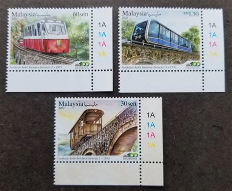 MALAYSIA PENANG HILL Railway Centenary Funicular 2023 Transport (stamp plate MNH $5.30 - PicClick