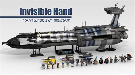 Invisible Hand | Lego star wars sets, Lego worlds, Lego star wars ships