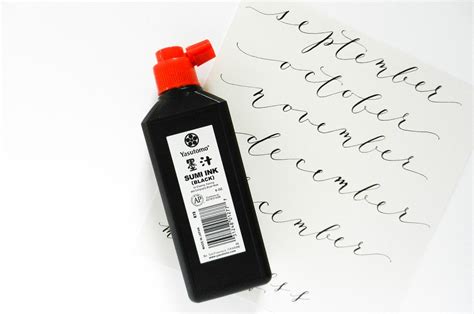 A Guide to Calligraphy Inks | The Postman's Knock