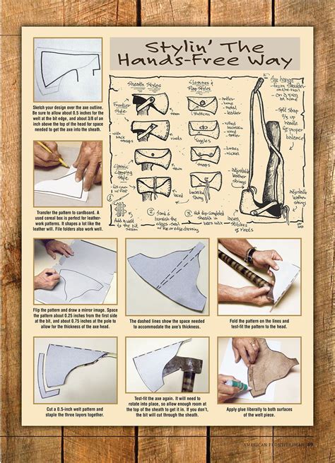 Axe Sheath & Sling | Axe sheath, Sewing leather, Leather workshop