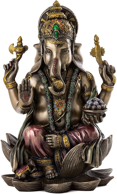 Ganesh ganesha Hindu Elephant God of Success Real Bronze - Etsy