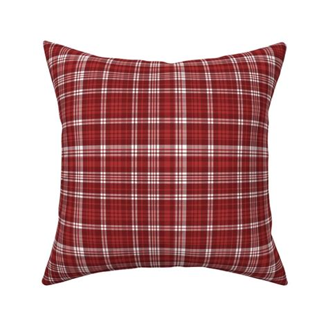 SMALL christmas plaid fabric - farmhouse Fabric | Spoonflower