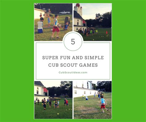 5 Super Fun and Simple Cub Scout Games | Cub Scout Ideas