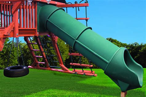 Turbo Straight Tube Slide | Playground One