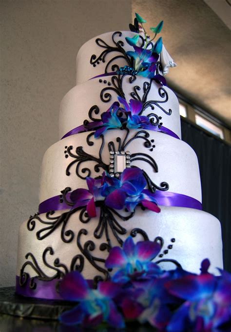 Blue And Purple Wedding