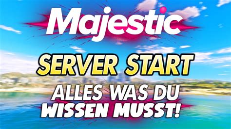 MAJESTIC RP | Server START & INFOS - ALLES was DU wissen MUSST! - YouTube