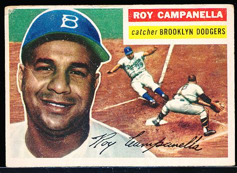 Lot Detail - 1956 Topps Baseball- #101 Roy Campanella, Dodgers