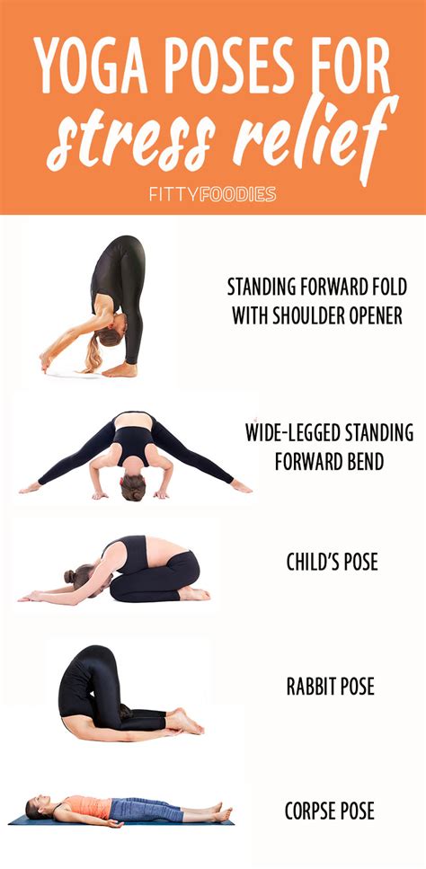 Yoga For Stress Relief: 5 Easy Poses - FittyFoodies