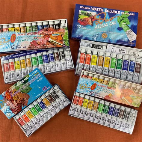 Holbein Duo Watersoluble Oil Paint Sets