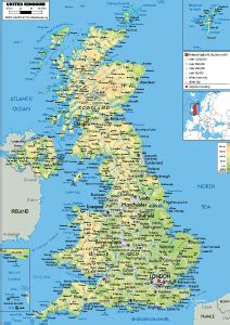 U.K. Map (Political) - Worldometer