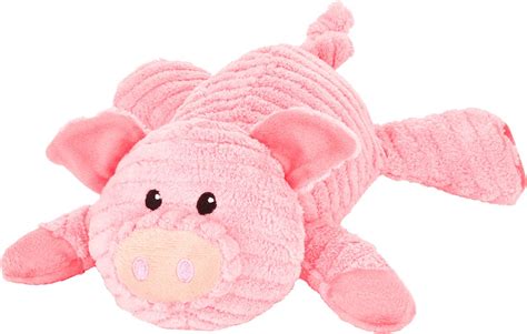 FRISCO Corduroy Plush Squeaking Pig Dog Toy - Chewy.com