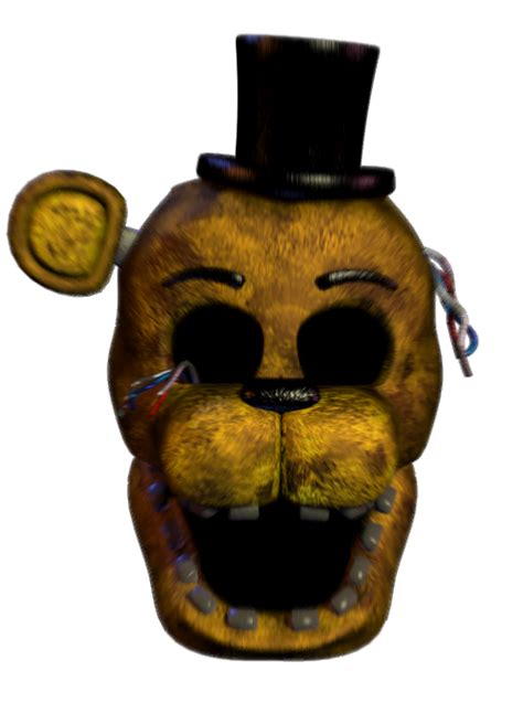 Withered Golden Freddy Jumpscare PNG by PrestonPlayz110003 on DeviantArt