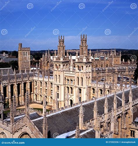 All Souls College, Oxford, England. Royalty Free Stock Image - Image ...