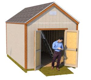 10x16 Gable Shed Plans