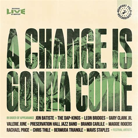 Newport Folk Festival Releases Premium Double Vinyl of ‘A Change Is Gonna Come’ – American Blues ...