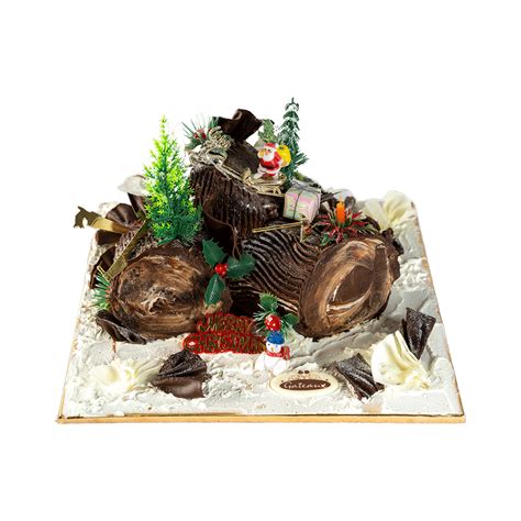 Christmas Log Cake – Gateaux
